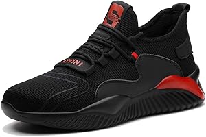 ALOFME Sicherheitsschuhe Herren Damen S3 Leicht Sommer Arbeitsschuhe Schutzschuhe mit Stahlkappe