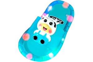 MOMOLAA Kid Boys Girls Light Up Sliders Sandals Shower Shoes Slippers Unisex-Child Comfort LED Slides Swim Shoe Beach Pool Slide Sandals Kids Sliders Pool Slippers CLEARANCE