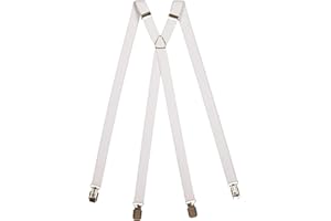 Olata Bretelles Fines Classiques en X avec Clips – 2 cm de Large