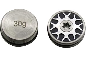 HISTAR 2Pcs Golf Putter Weights 5/10/15/20/25/30/35g Compatible with Odyssey Stroke Lab Series Putter Head (Black)