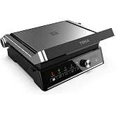 Teka EliteGrill &ndash; &Ccedil;ok fonksiyonlu elektrikli ızgara, dijital dokunmatik kontrol, 5 otomatik program, 180&deg; a&ccedil;ıklık, yağ toplam