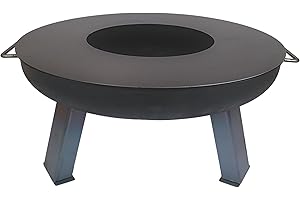 SOUK ONE Plancha, diamètre 80 cm, anneau de feu, plaque de cuisson, anneau de barbecue, pour brasero, plaque de cuisson en acier de 4 mm d'épaisseur (contenu de la livraison : 1 plancha)