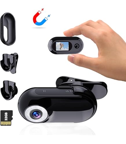 Videocamera Frontale Con LED - Registra In 1080P E Illumina Al Buio!