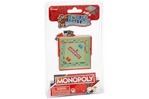 WORLD'S SMALLEST Worlds Smallest Super Impulse 361224 Worlds Smallest Monopoly - Juego de Mesa del Mundo (Mini a Partir de 8 años)