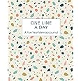 One Line a Day: A Five-Year Memory Journal for Daily Reflection and Mindfulness | Terrazzo Edition