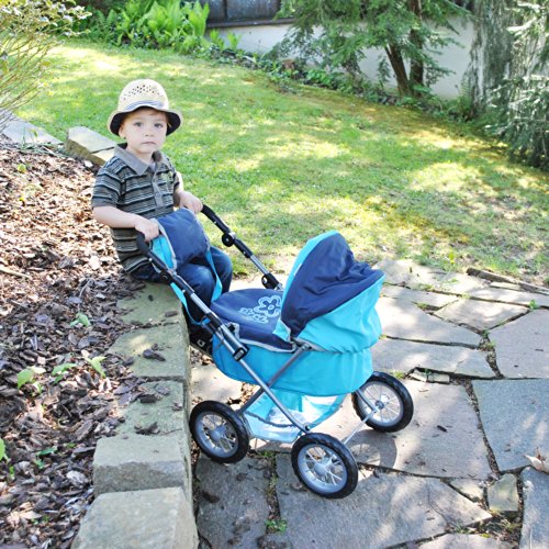 Knorr Toys Knorr63254 One Blue Flower Dolls Pram reviews Knorr Toys Knorr63254 One Blue Flower Dolls Pram