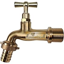 Gartenhahn Adapter 1/2" & 3/4" - Universeller Schlauchanschluss Für Regenfässer