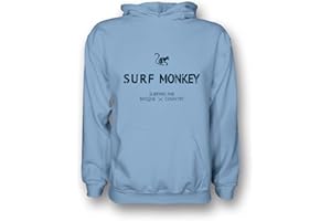 DRESSED IN MUSIC PLAY WITH ME Hoodie Sudadera Ecológica con Capucha para Hombre/Mujer - Algodón Orgánico Gots Surf Monkey®