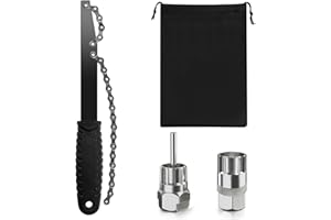 FINEASY Chain Whip, Bike Tool Kit with Cassette Extractor Sprocket Puller, Bike Chain Tool for Efficient Bicycle Maintenance, Crank Removal Tool Suitable for 6 7 8 9 10 11 Speed Cassette Freewhee