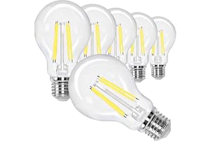 BHMAOYN 12V LED E27 Skruvlampa,6W lågspännings E27-Lampor AC/DC 12-24V Retro E27 LED-lampor 60W Ekvivalent, För Husbil Husbil
