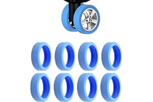 YaLiyA 8pcs Luggage Wheel Covers Portable Suitcase Wheel Protector Covers Suitcase Wheel Covers Suitcase Wheel Covers Silicone Luggage Wheel Protector Covers Resistant Luggage Wheel Cover lower noise