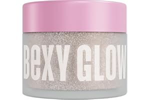 BEXY GLOW Cover Acrylic Powder - Milky Peach Shimmer - 1oz Core Acrylic Powder for Professional Nail Extension & French Manicure