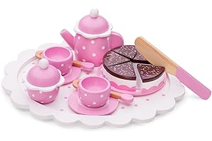 New Classic Toys - 10620 - Kinderrollenspiele - Kaffee/Tee Service m. Kuchen