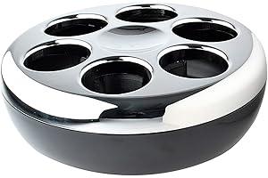 ‎HELIOS Helios Pure Flaschenkühler Schwarz/Chrom - Eleganter Getränkekühler - Ideal für Konferenzen und Meetings - Lange Getränkekühlung