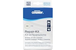 Cramer 16090IT Kit-Riparazione Superfici smaltate, Acrilico e Ceramica - bianco Ideal Standard - per riparazioni durature di vasche da bagno, piatti doccia e lavabi