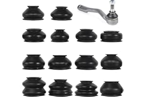 CAINCAY Ball Joint Boot, 14 Pcs Universal Multipack Ball Joint Rubber Dust Boot Covers Track Rod End Set Kit, Rubber Tie Rod End Ball Joint Dust Boots Dust Cover Boot Gaiters