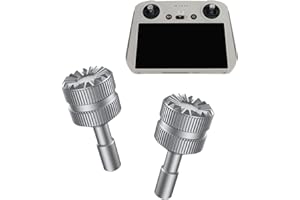 Hensych 1 para 2 g joysticka ze stopu aluminium do Mini 3 Pro z pilotem zdalnego sterowania, kciuk kołyskowy, odłączany drążek joysticka do akcesoriów D-J-I RC (tytan)