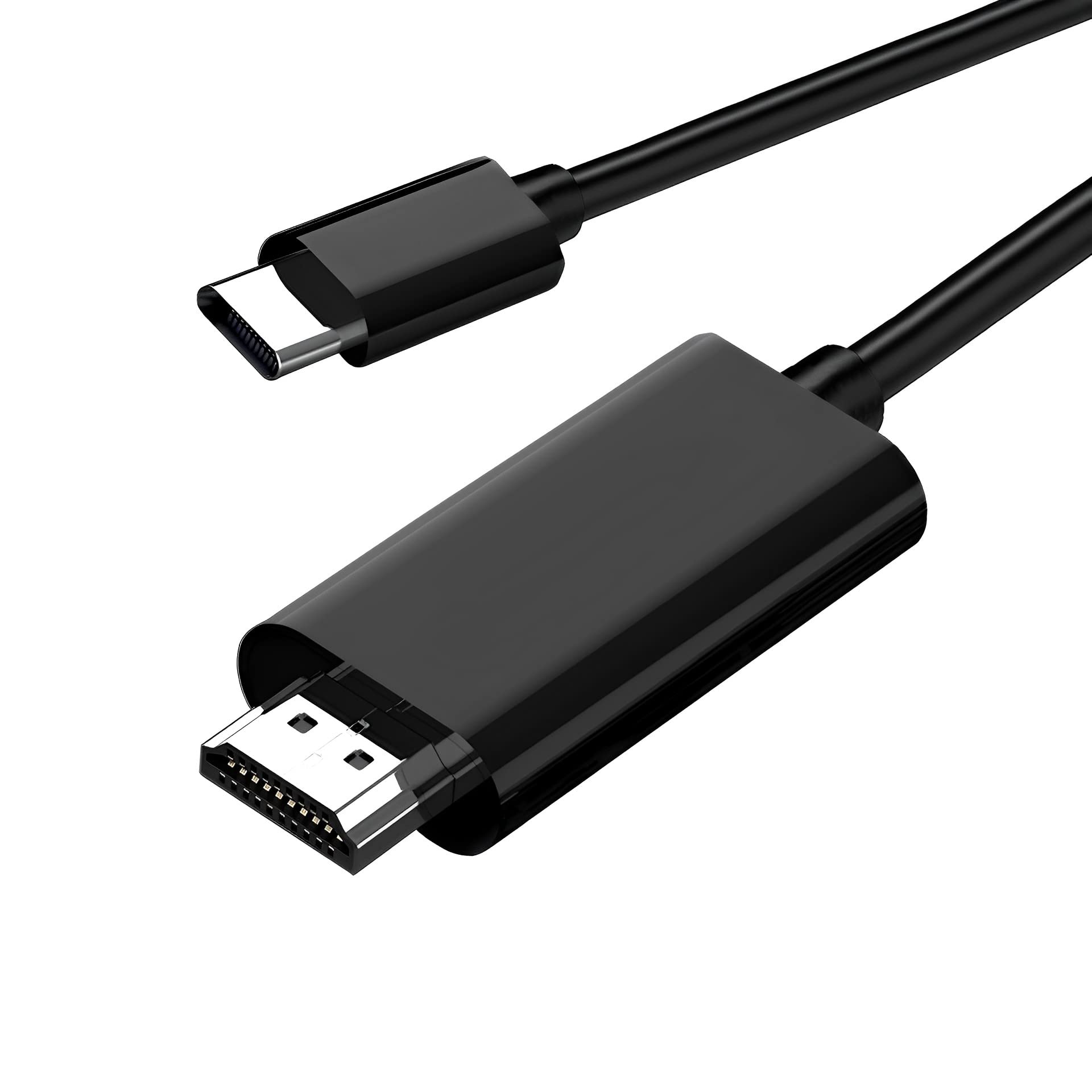 USB C to HDMI Cable 6ft 4K for Monitor, HDMI to USB C Adapter for MAC, USBC to HDMI Converter vga for iPad pro, USB C to HDMI