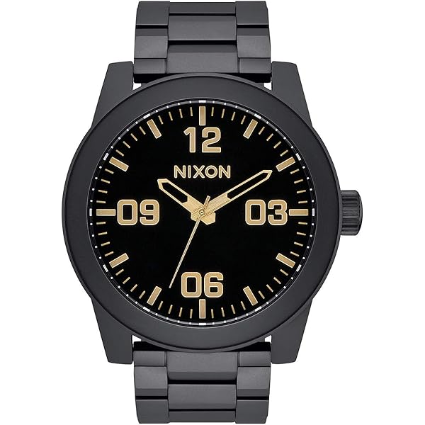 NIXON Regulus A1180 - Black/Positive - 100m Water Resistant Men's