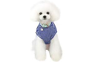 Harfkoko Jersey para Perro o Gato Pequeño/Ropa Cómoda de Punto para Mascotas Suéter de Abrigo para Mascotas Rosa Rojo Azul Gris Hierba - Peso 1,2-9,0 kg