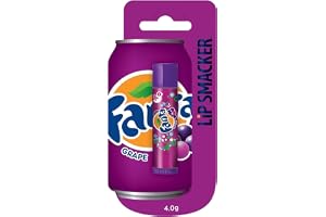 Lip Smacker Coca-Cola Collection, Grape Fanta Smaksatt Läppbalsam Inspirerad av Coca-Cola, Återfuktande och Uppfriskande, Enk