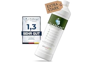 ‎KLARBERG KLARBERG Abflussreiniger 1000ml – Profi Rohrreiniger EXTRA STARK – Löst effektiv Haare & hartnäckige Verstopfungen – Rohrfrei für Bad, Dusche, Küche & Toilette – Sink Drain Cleaner - Made in Germany