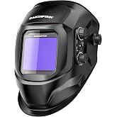 ARCCAPTAIN Welder Helmet, Auto Darkening Welder Bonnet 1/1/1/1 Superior Optical Clarity