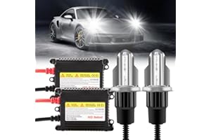 Chemini Kit Xenon H4 HID 55W 6000K Bianco per Auto Abbaglianti/Anabbaglianti Sostituire Kit di Lampadina Allo Xeno o Lampada Alogena