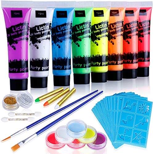Amazon.co.uk glow in the dark face paint