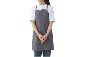 Watwass Grembiule Barbecue Donna Lavabile Grembiule Cucina Bambini Cotone Festa Della Mamma Grembiule con Tasca