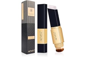 YITEBE Stick per correttore che cambia colore 2 in 1 con pennelli cosmetici, stick per correttore completo per trucco a lunga durata. (Bianco avorio)