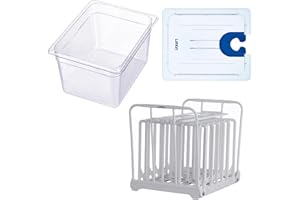 LIPAVI Système sous vide modèle NXC10-UNIR – avec récipient C10, support N10X et couvercle universel – s'adapte à pratiquement n'importe quelle machine sous vide jusqu'à 70 mm de diamètre