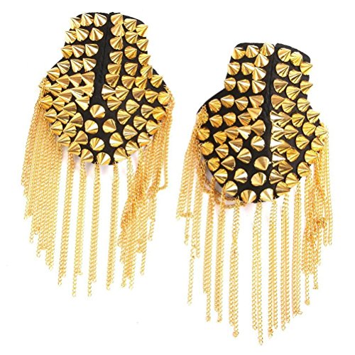 luoem borla Epaulet hombro juntas Badge (oro)