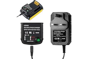 XPJBKC LithiumIon Battery Charger for Black & Decker, 18V Lithium Ion Battery LBXR20 LBXR20-OPE LB20 LBX20 LBX4020 LB2X4020 LBXR2020-OPE, Replacement LCS1620 for Black & Decker