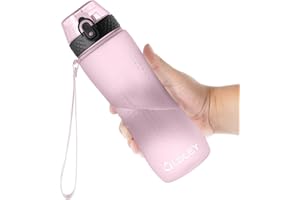 OLDLEY 750ml/25oz Botellas Agua con Pajita Prueba de Fugas Botellas Plástico para Bebidas Reutilizables Botellas Deportivas BPA Filtro Libre Marcas de Tiempo Botellas Gimnasio para Mujeres Hombres