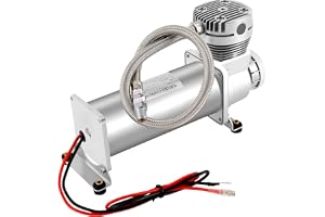 12 V Billuftkompressor, däckfyllare, arbetstryck 200 PSI, högpresterande luftkompressor med filterventil, luftvolym 50 l/min