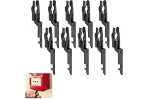 QIANEFFORT 10 PCS Fire Alarm Test Key,Fire Alarm Key,Black Fire Alarm Key Fire Safety Call Point Test Key for All Versions of Call Points