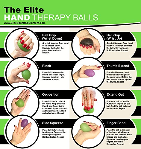 Elite Sportz – Handtrainer and 3 Therapieballs – Handgrip Trainer – The best grip enhancer for the development of hand and forearm musculature – Adjustable resistance range from 22 to 88 pounds (10-40 Kg) - 5