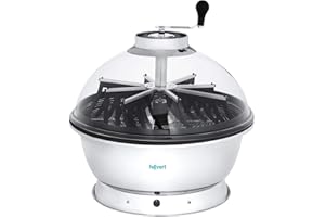 HILLVERT Hilvert HT-HOWSON-24TE Tazón Cortador de Brotes y Plantas manual/electrico (Acero Inoxidable, Plástico, Goma, Ø 60 cm, 30 W, 2000 rpm)