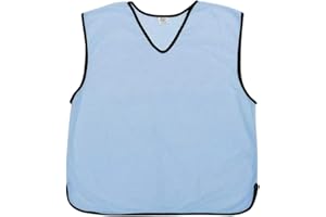 STERLING SPORTS Pack of 10 x FOOTBALL NET BALL RUGBY HOCKEY CRICKET MESH TRAINING SPORTS BIBS Junior Sizes