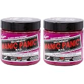 Manic Panic - Semi-permanent hair cream in jar, violet | Vivid Pink Hair Dye for Women and Men Lasts 4-6 Weeks Vegan, Ammonia