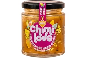 Chimilove Green Jalapeño Mango Chutney South American Sauce Authentic Flavours, Vibrant Herbs, Irresistible Taste - The taste of South America in every jar (Green Jalapeno Mango Chutney) 190ml
