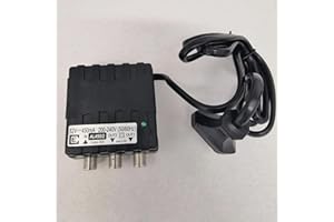 ELETTRONICA CUSANO AL450/2 - Alimentatore per Amplificatore Antenna TV, Alimentatore 2 Uscite, Alimentatore 12 Volts 450 mA, Connettore EFFE, Progettato in Italia, Made in P.R.C.
