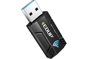 ‎EDUP EDUP USB WLAN Stick, 1300Mbit/s Dualband (867Mbit/s (5GHz), 400Mbit/s (2,4GHz), 802.11 AC, USB 3.0 WiFi Adapter, Eingebaute Antenne, unterstützt Windows XP/ 7/ 8.1/ 10, Linux, Mac