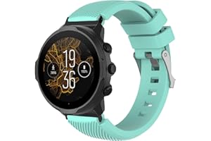 Feysentoe Reemplazo Correa para Suunto 7/9(baro)/D5i 24mm para Suunto spartan hr baro/Brazalete de Repuesto.