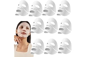 AFGQIANG Bio-Collagen Real Deep Mask - Collagen Deep Mask - Hydrating Overnight Mask,Collagen Mask for Face, Collagen Reverse Film Volume Peel off Mask, Bio Collagen Face Mask, Pure Collagen Films (10pcs)