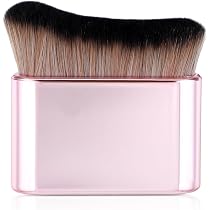 Extra Großer Make-up-Pinsel Für Selbstbräuner & Körper – Ovaler Bürstenkopf Für Streifenfreies Auftragen, In Rotgold/Gold