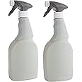 Eco Fusion Large 750ml Empty Refillable Spray Bottles Made In U.K From 100% Recycled Plastic 2 Pack For Cleaning Gardening Hair Styling Plant Misting