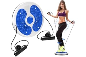 DNSHAN Waist Twisting Disc with Handles, Twister Exercise for Waist, Waist Trainer Twisting Disc, Twist Waist Disc Board, Body Shaping Waist Twisting Disc, Exercise Disc, Waist Twister for Home