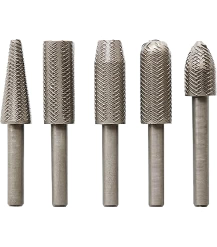 SA-5DC-7L Extra Long Double Cut Carbide Burr – 7" Total Length, 1/2" Cutter Diameter X 1" Cut, 1/4" Shank, Cylinder Shape, Tungsten Carbide, For Hardened Steel & Metalworking
